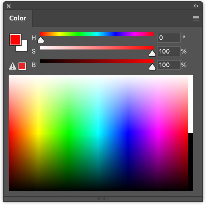 Photoshop Brightness Picker